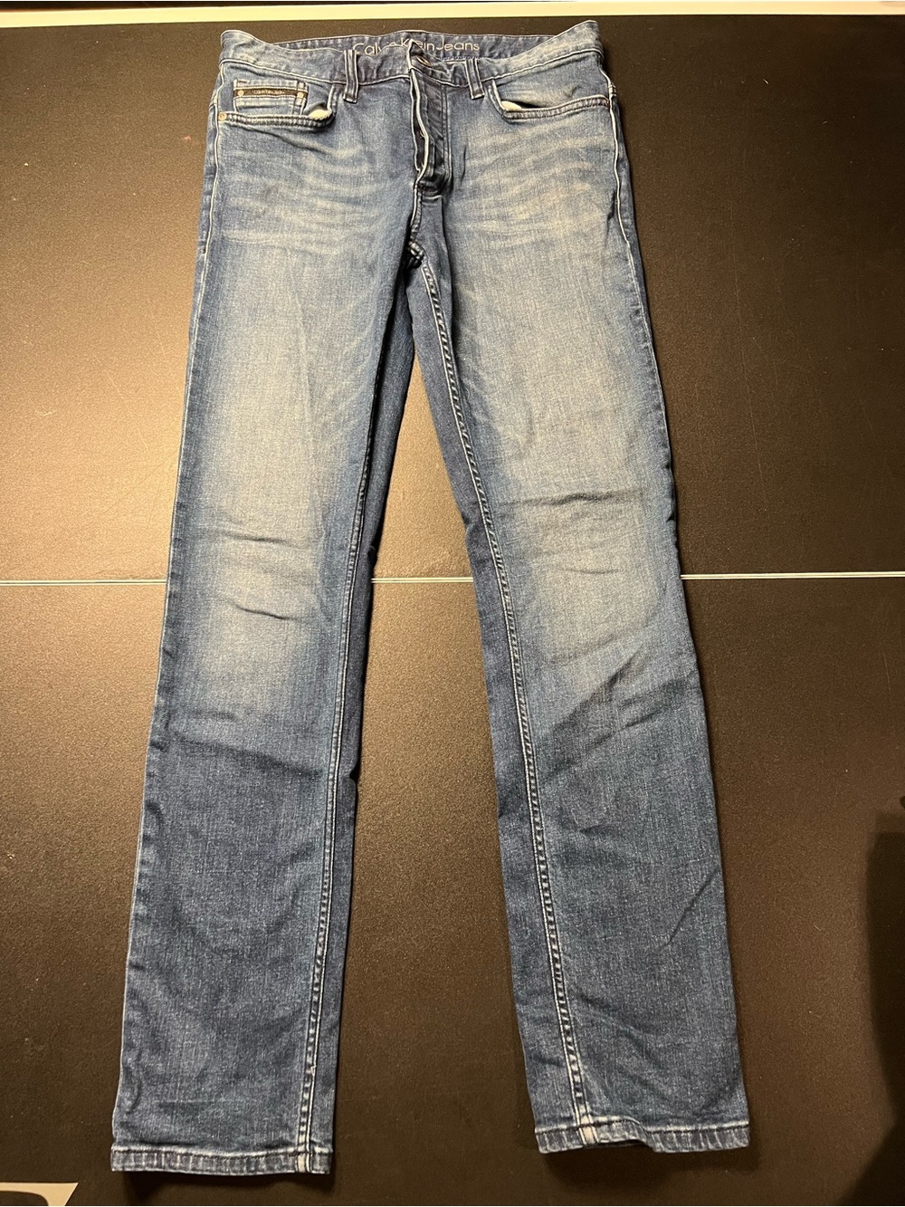 Calvin Klein Jeans Slim Straight Blue Denim 32x32